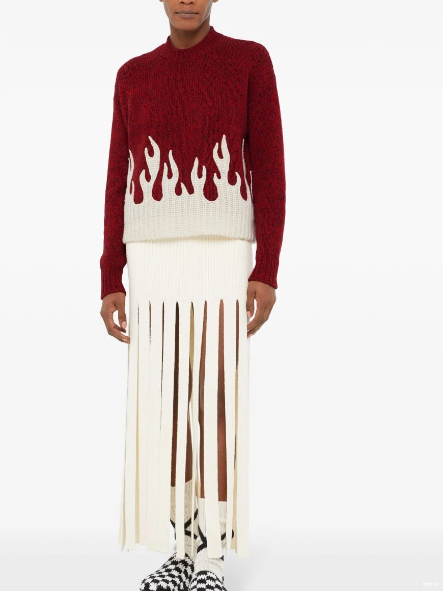Cheap blend jumper Alanui crew-neck wool-cashmere Women 0323